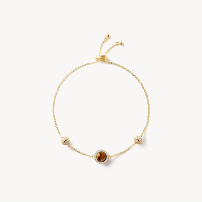 Tiger's Eye Necklace & Earrings & Bracelet Gift Set
