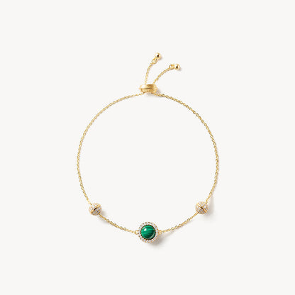 Ms. Lola Malachite Watch & Bracelet Gift Set