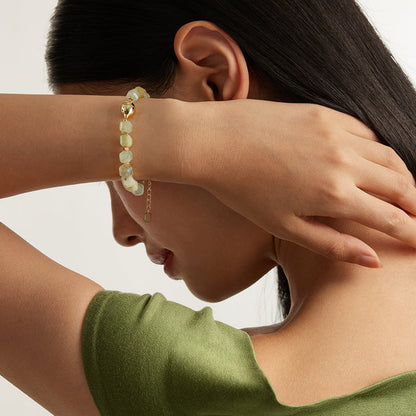 Cubic Zirconia Beaded Bracelet