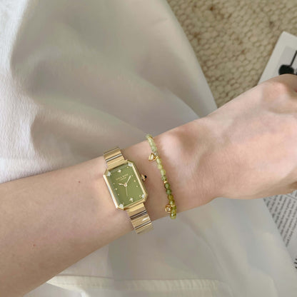 Ms. Lola Green Onyx Watch & Heliocentric Bracelet Gift Set