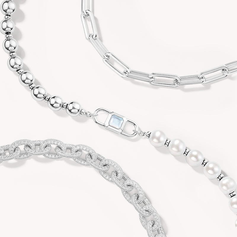 Urban Stacked Chain Bracelet Gift Set