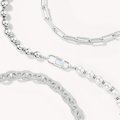 Urban Stacked Chain Bracelet Gift Set