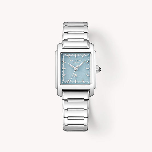 Urban Blue Square Quartzite Jade Watch