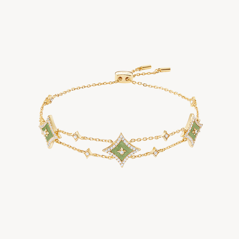 Aventurine Necklace & Earrings & Bracelet Gift Set