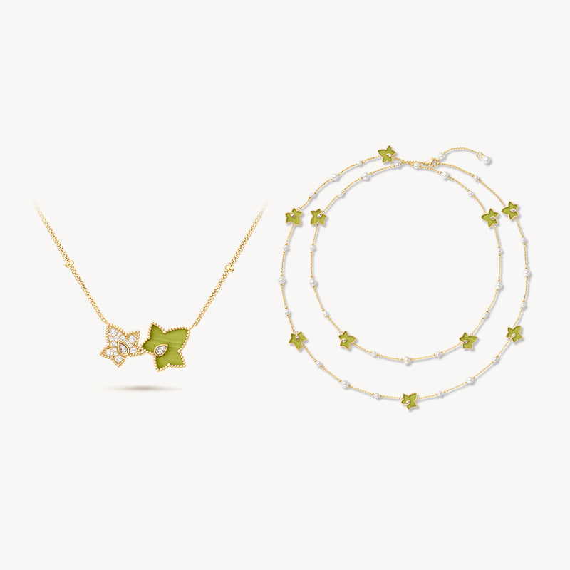 Lola Rose x AHALOLO 2-Piece Necklace Gift Set