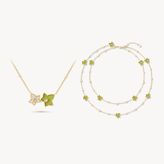 Lola Rose x AHALOLO 2-Piece Necklace Gift Set