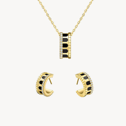 Arch Necklace & Earrings Gift Set
