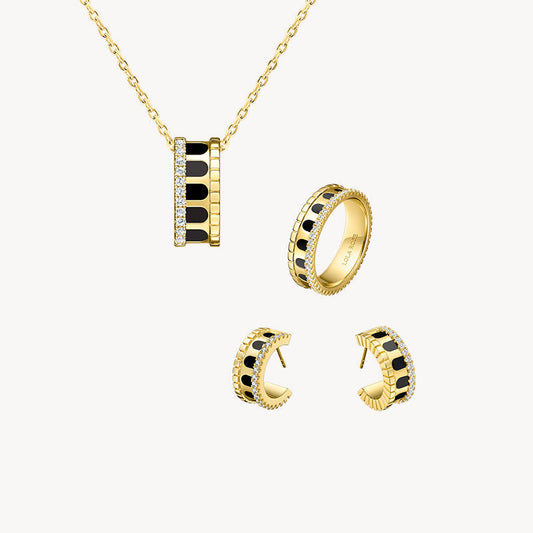 Arch Necklace & Earrings & Ring Gift Set