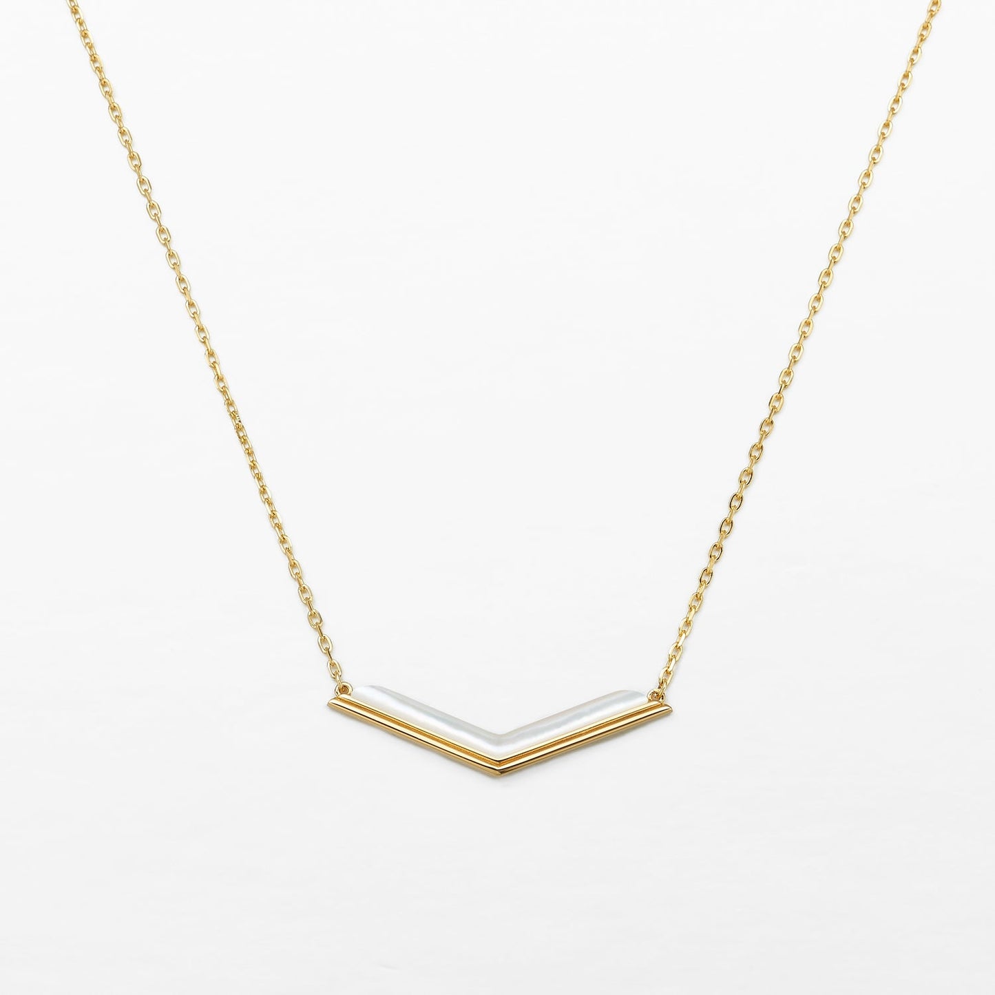 Pediment Mother-of-Pearl Necklace