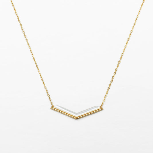 Pediment Mother-of-Pearl Necklace