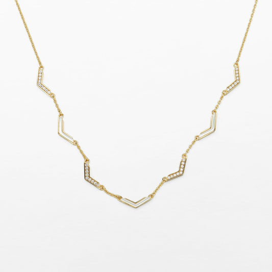 Pediment Mother-of-Pearl Necklace