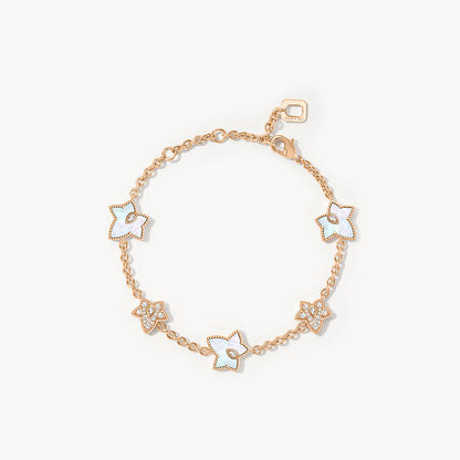 Rose Gold Mother of Pearl Watch & Ivy Bracelet Gift Set