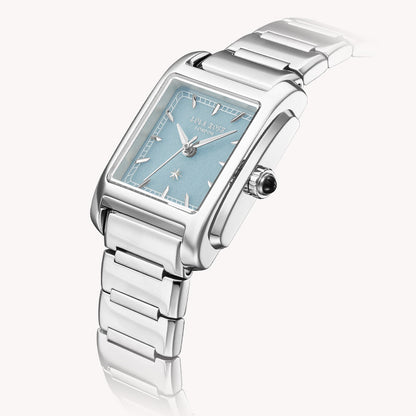Urban Blue Square Quartzite Jade Watch