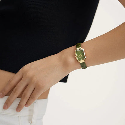 Set Ms. Lola Watches Quartzite Jade + White Opal + Green Onyx